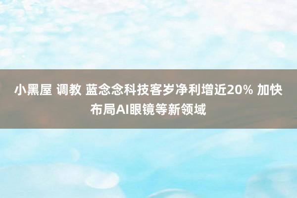 小黑屋 调教 蓝念念科技客岁净利增近20% 加快布局AI眼镜等新领域